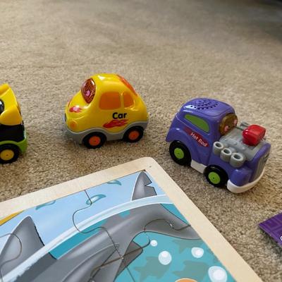 AN ASSORTMENT OF TOYS