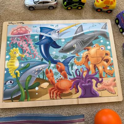 AN ASSORTMENT OF TOYS