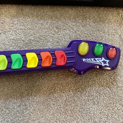 TOY GUITAR AND KEYBOARD