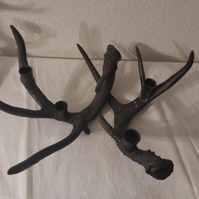 ANTLER CANDLE HOLDERS