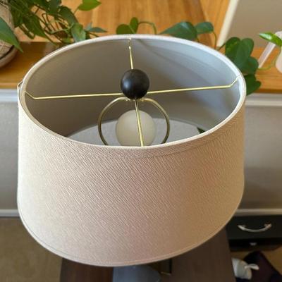 CONTEMPORARY IRON ARCHED LAMP