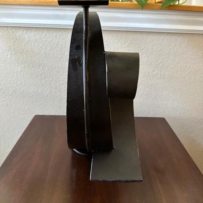 CONTEMPORARY IRON ARCHED LAMP