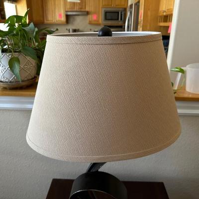 CONTEMPORARY IRON ARCHED LAMP