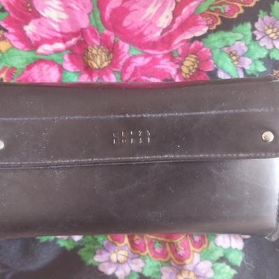 LADIES GERMAN SCARF-LEATHER WALLET AND SMALL MIRROR
