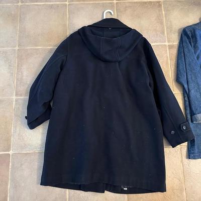 COLDWATER CREEK DENIM JACKET AND LL BEAN COAT (XL)