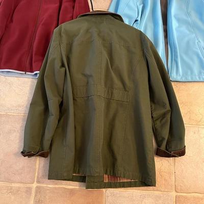 LADIES LL BEAN AND LAND'S END COAT AND JACKETS
