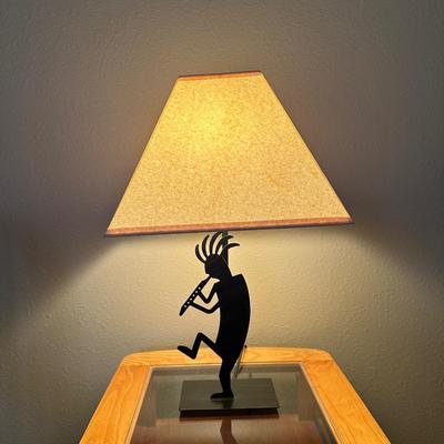 METAL ART KOKOPELLI BASE TABLE LAMP