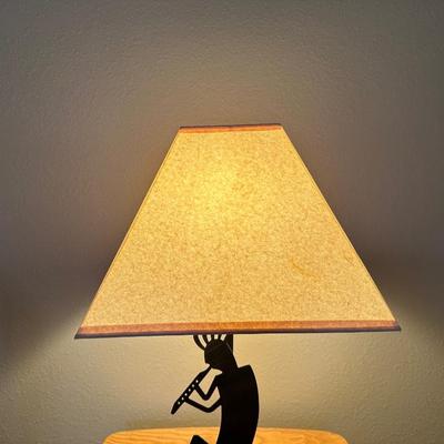 METAL ART KOKOPELLI BASE TABLE LAMP