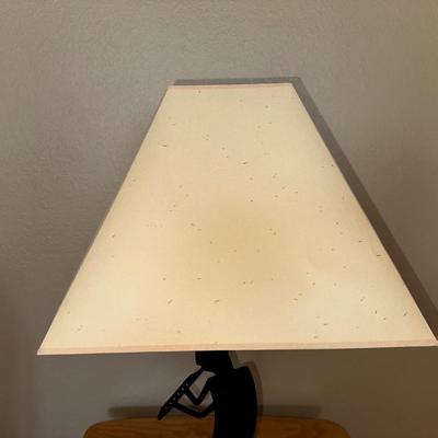 METAL ART KOKOPELLI BASE TABLE LAMP