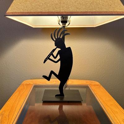 METAL ART KOKOPELLI BASE TABLE LAMP