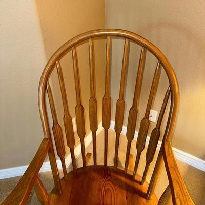 SOLID WOOD SEWING ROCKER