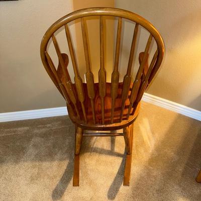 SOLID WOOD SEWING ROCKER