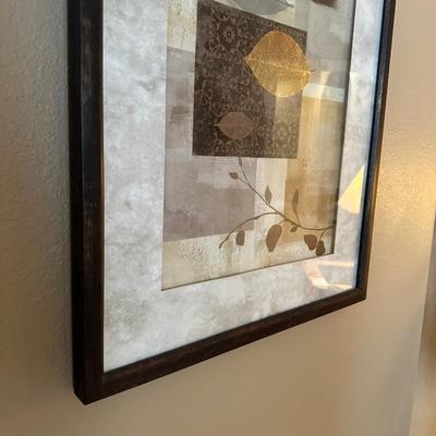 A UNIQUE FRAMED PICTURE AND A FAUX ZEN GARDEN