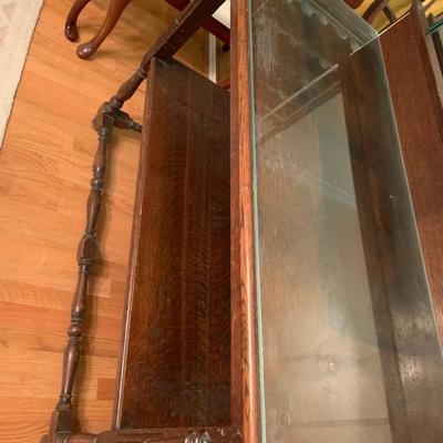 Antique Oak Server