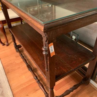 Antique Oak Server
