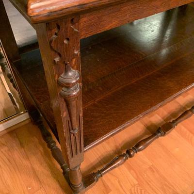 Antique Oak Server