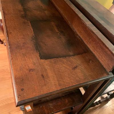 Antique Oak Server