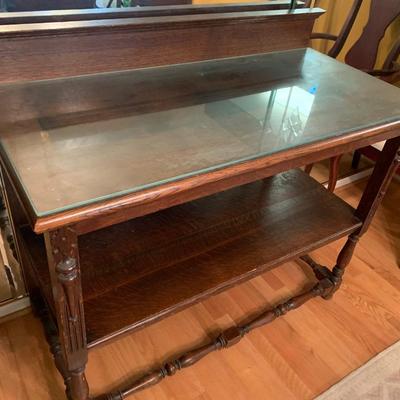 Antique Oak Server