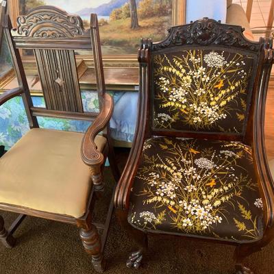TWO Antique Chairs