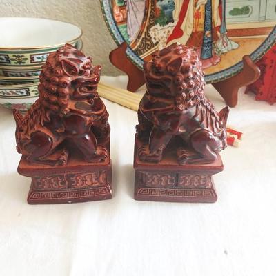 ASIAN DECOR AND RICE BOWLS