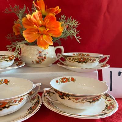 Black and flowered China