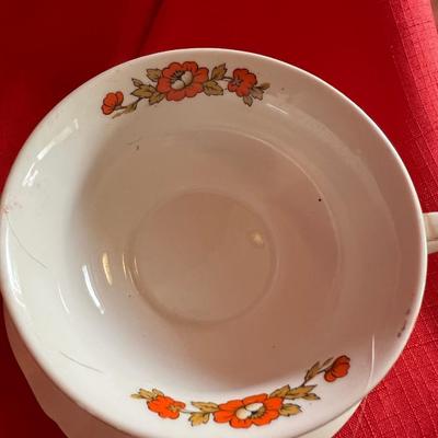 Black and flowered China