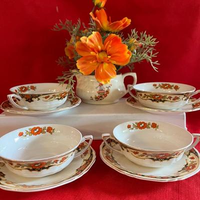 Black and flowered China