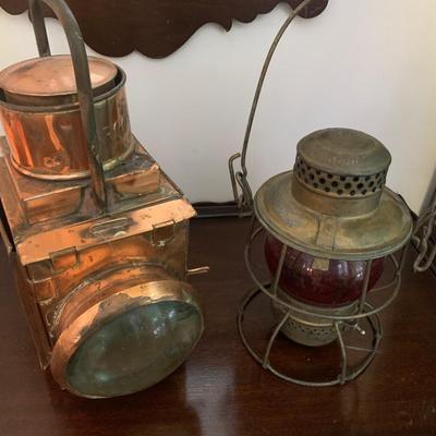 C&O and British Railroad Lanterns