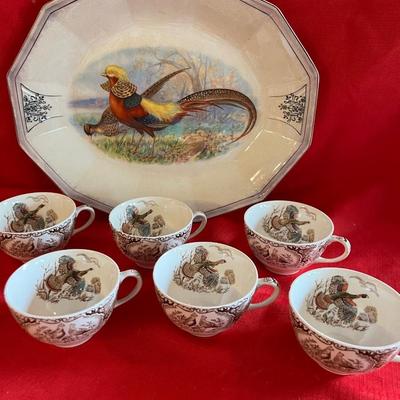 Pheasant serving tray