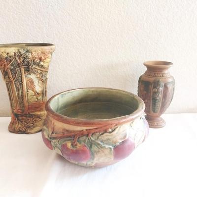 DECROTIVE VASES AND APPLE BOWL