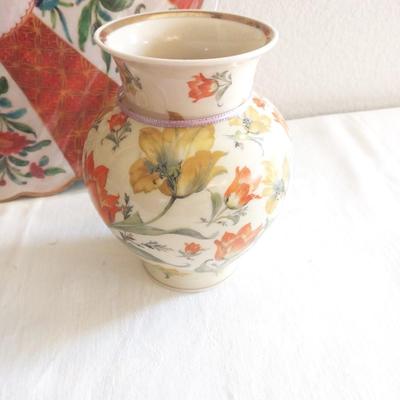 PLACEMATS-VASE- CHINA PLATES AND PLATTER