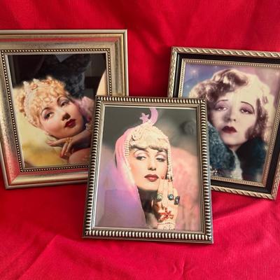 Three beautifully framed Betty Davis pictures