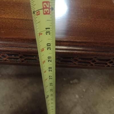 Mahogany Finish Console Table