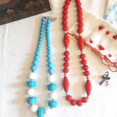 LADIES NECKLACES-HANKIES AND HIDE A BOX BOOK