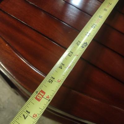 Pair of Matching Mahogany Finish Slat Back Bar Stools Stationary Design