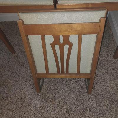THREE VINTAGE WOODEN FOLDING CHAIRS