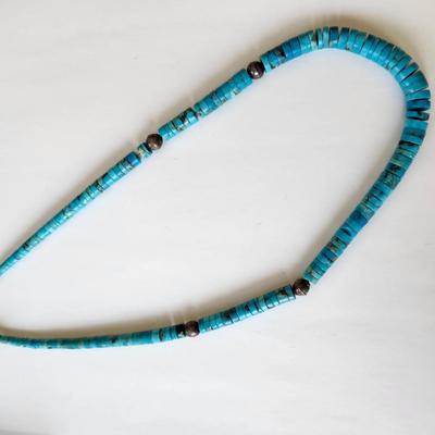 Navajo Morenci bead necklace