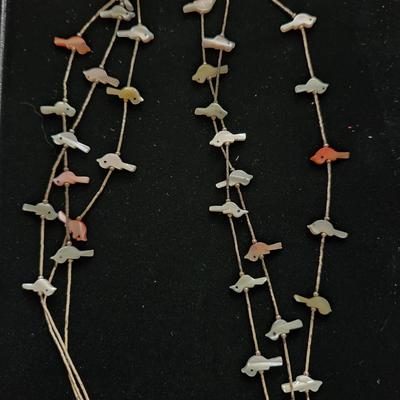 3 Strand Mother of Pearl Zuni Fetish