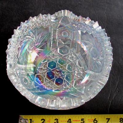 Smith Glass Co Carnival Glass Bowl