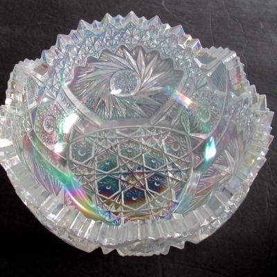 Smith Glass Co Carnival Glass Bowl