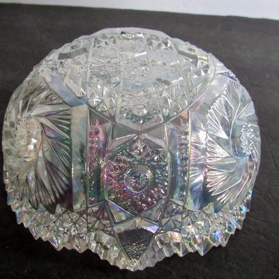 Smith Glass Co Carnival Glass Bowl