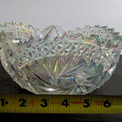 Smith Glass Co Carnival Glass Bowl