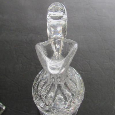 Antique Cut Glass Cruet, Original Stopper