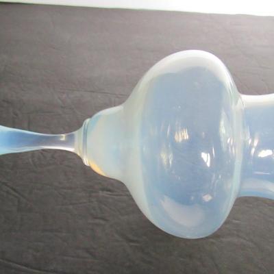 Unusual Shape Antique Art Glass Vase, Similar to Fry Foval Glass