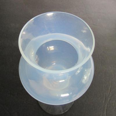 Unusual Shape Antique Art Glass Vase, Similar to Fry Foval Glass