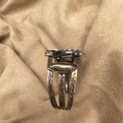 Old Zuni Mosaic Inlay Rainbowman Cuff