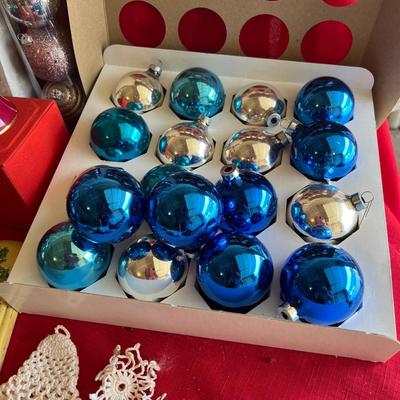 Large amount of Christmas tree bulbs, candles, flame, free, candles, and other Christmas items