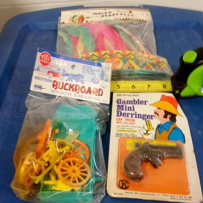 LOT 138 OLD WESTERN TOYS