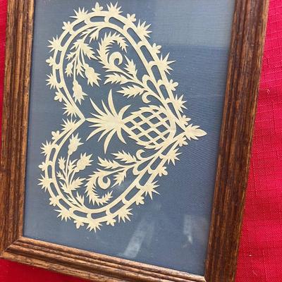 Variety of snowflake cut wall decor