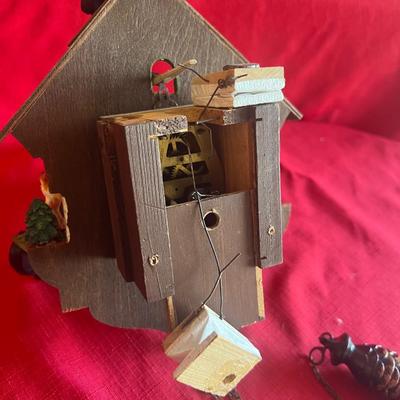 Very intricate cuckoo clock needs a little attention. It’s worth it.
